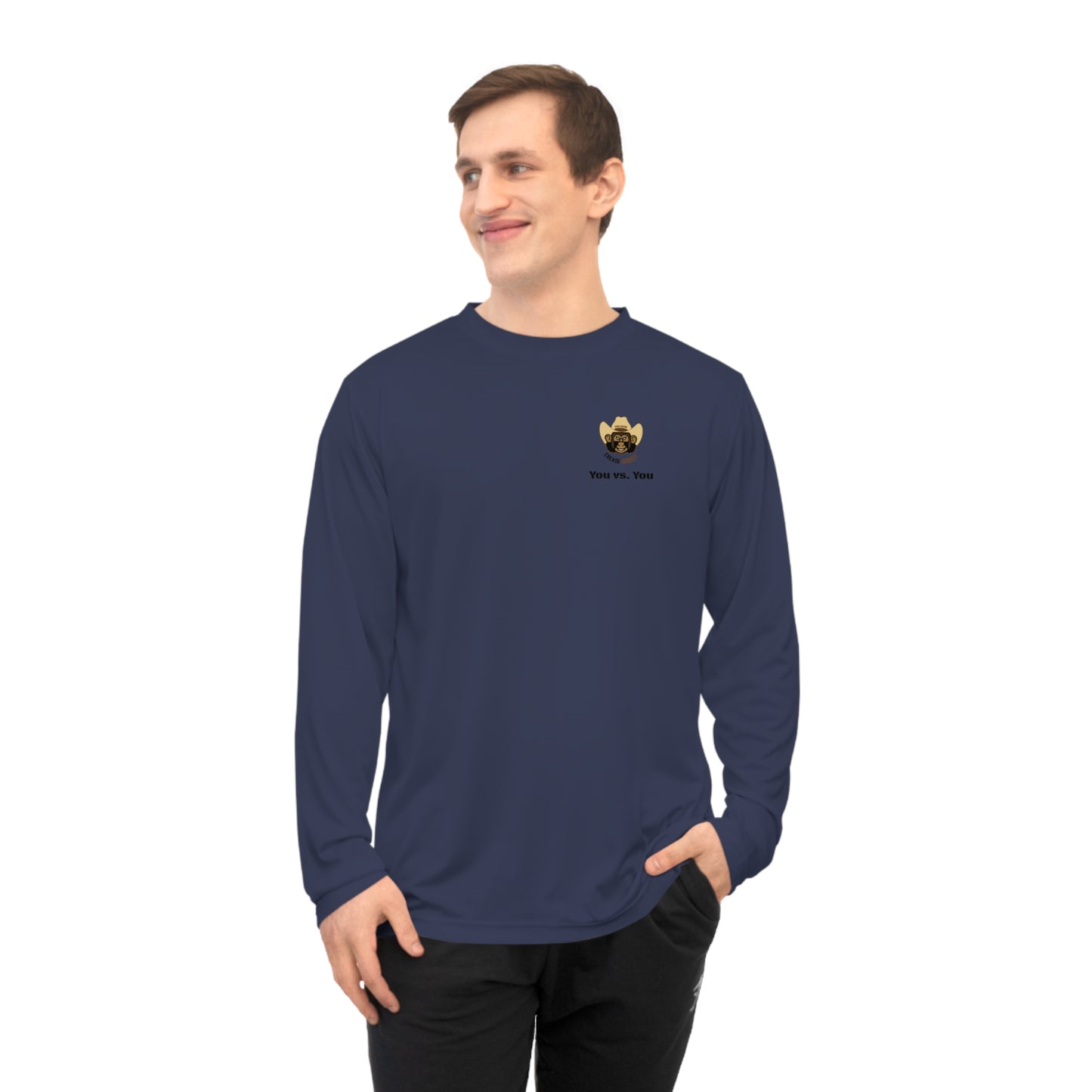 "Crease Monkey" Unisex Performance Long Sleeve Shirt