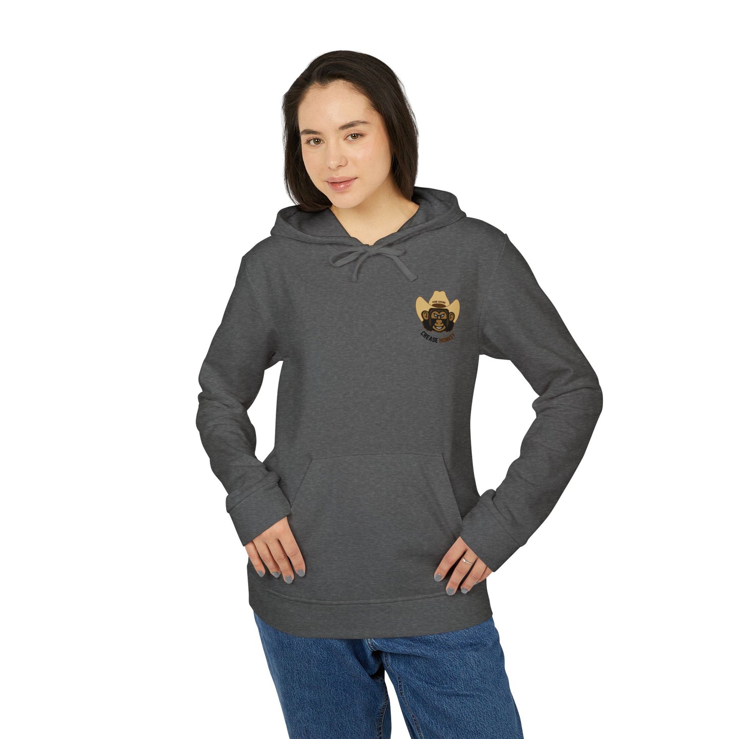 "Crease Monkey" adidas Unisex Fleece Hoodie