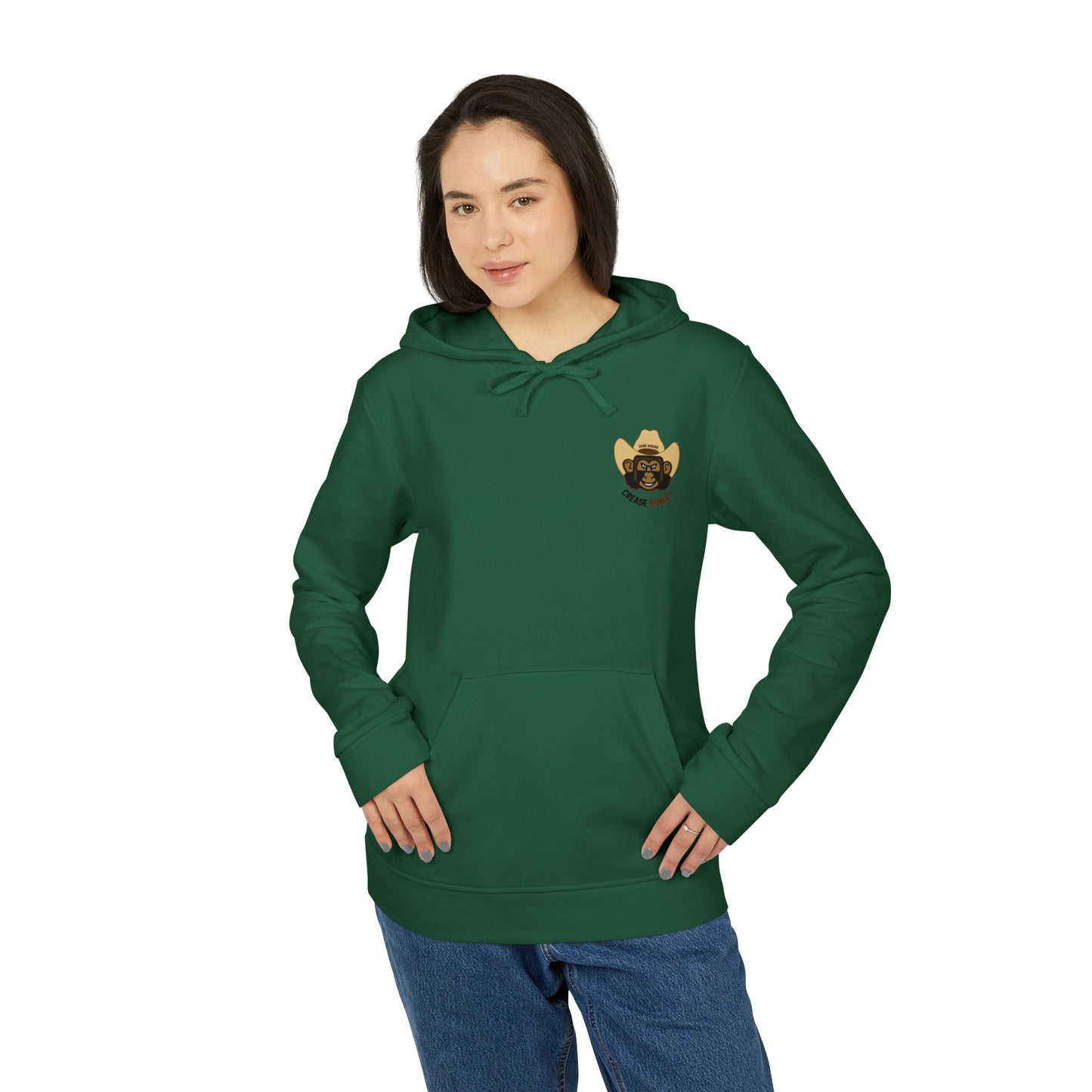 "Crease Monkey" adidas Unisex Fleece Hoodie