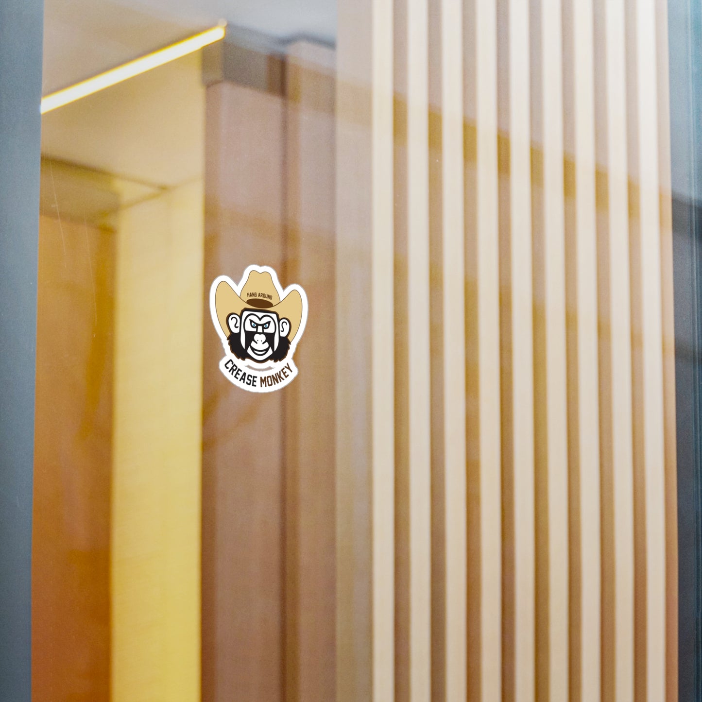 "Crease Monkey" Kiss-Cut Vinyl Decals