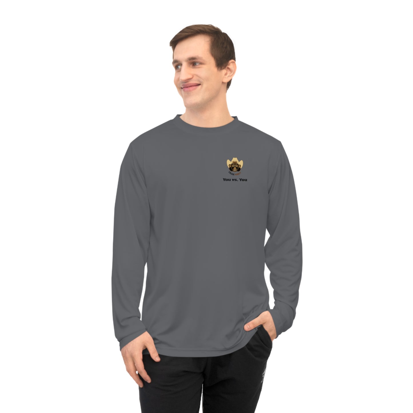 "Crease Monkey" Unisex Performance Long Sleeve Shirt