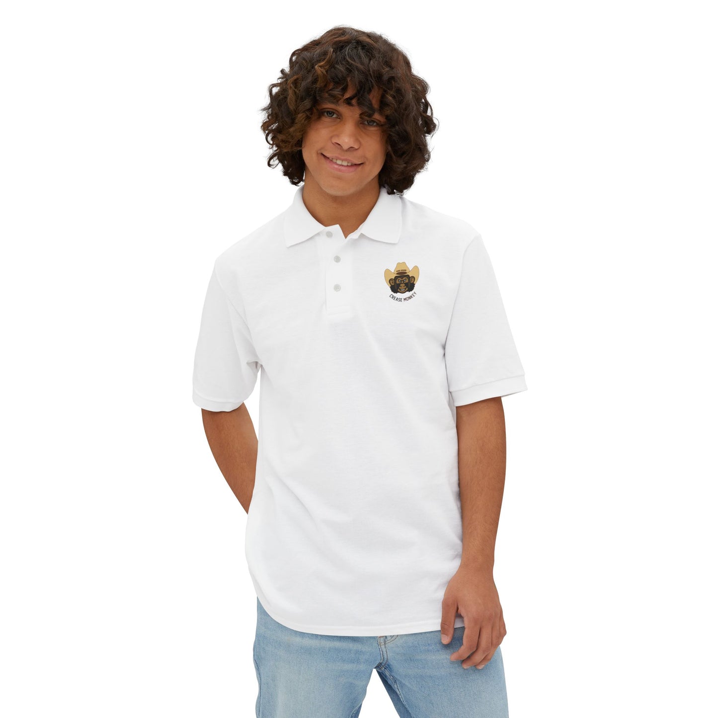 "Crease Monkey" Men's Polo