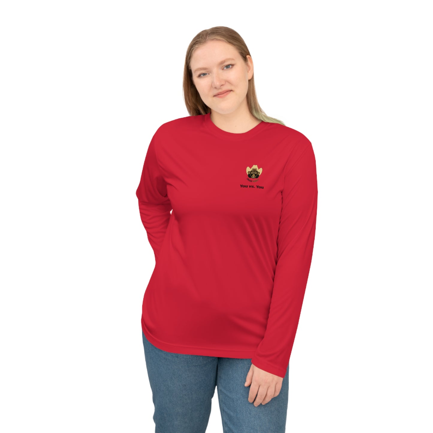 "Crease Monkey" Unisex Performance Long Sleeve Shirt