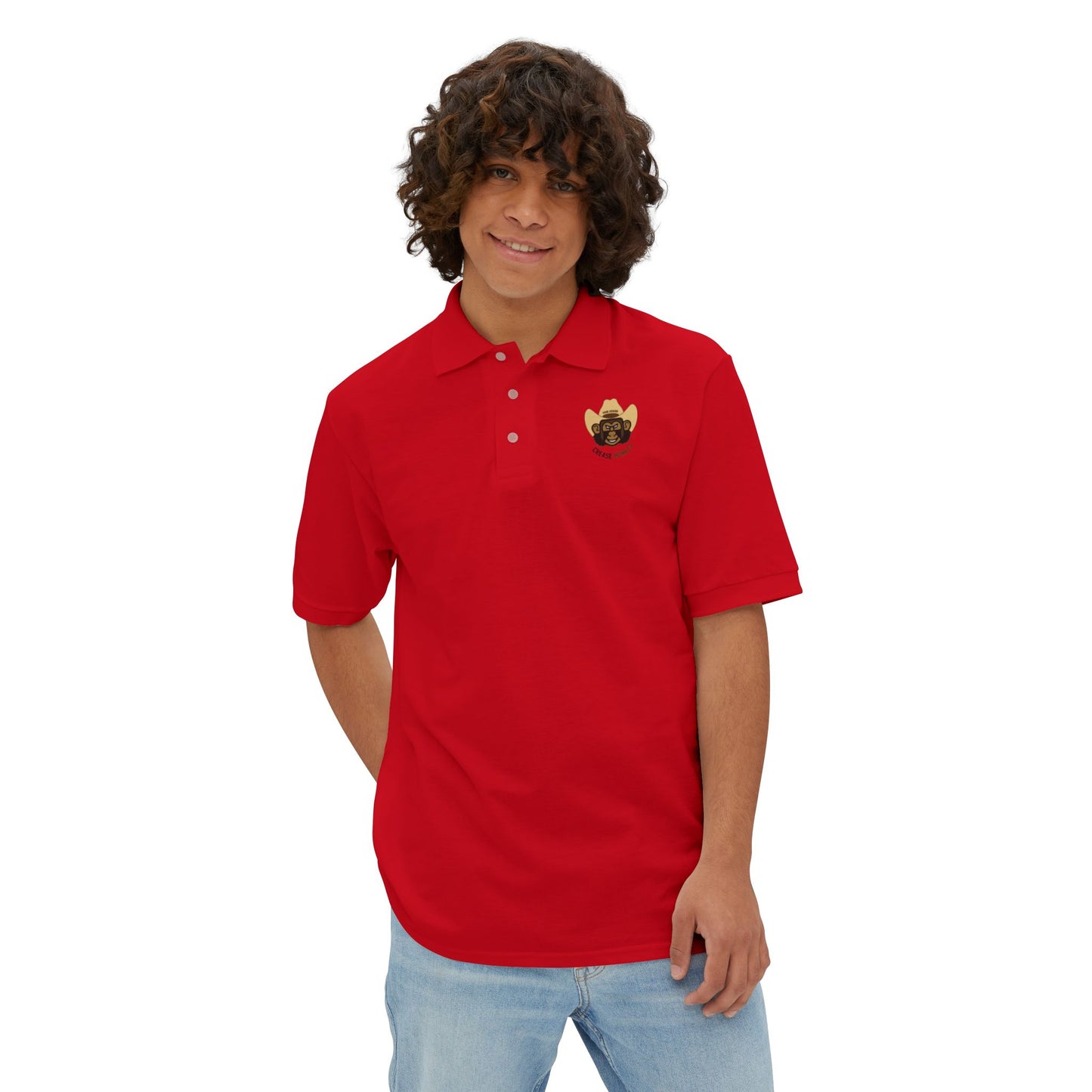 "Crease Monkey" Men's Polo