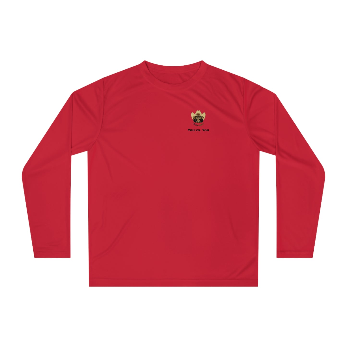 "Crease Monkey" Unisex Performance Long Sleeve Shirt