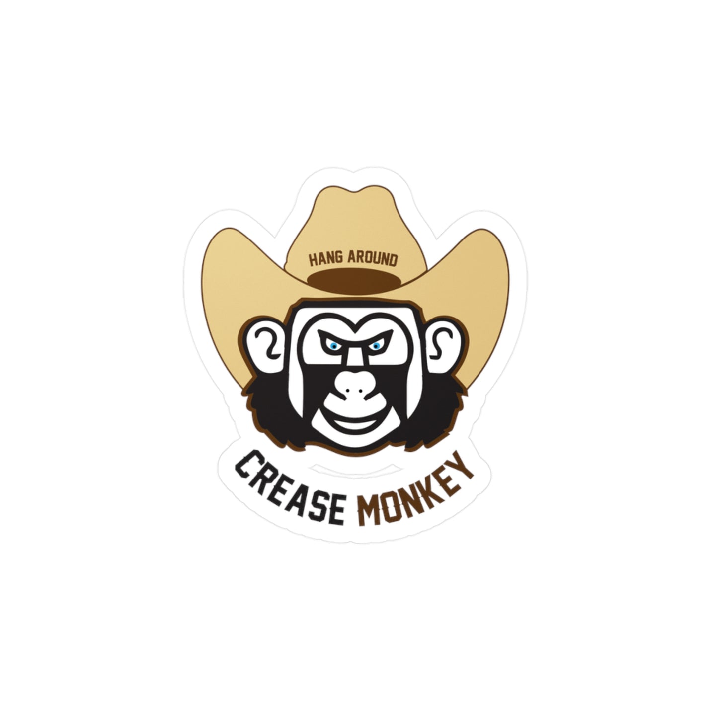 "Crease Monkey" Kiss-Cut Vinyl Decals