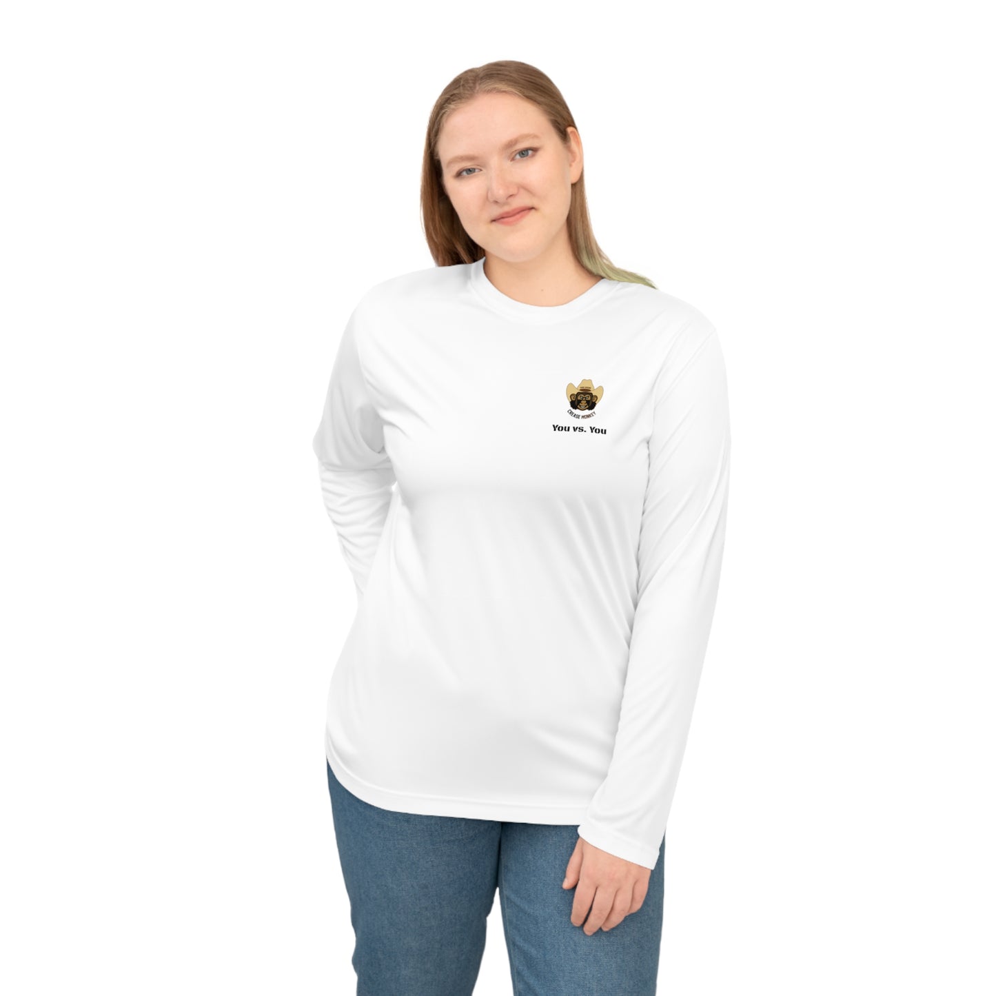 "Crease Monkey" Unisex Performance Long Sleeve Shirt