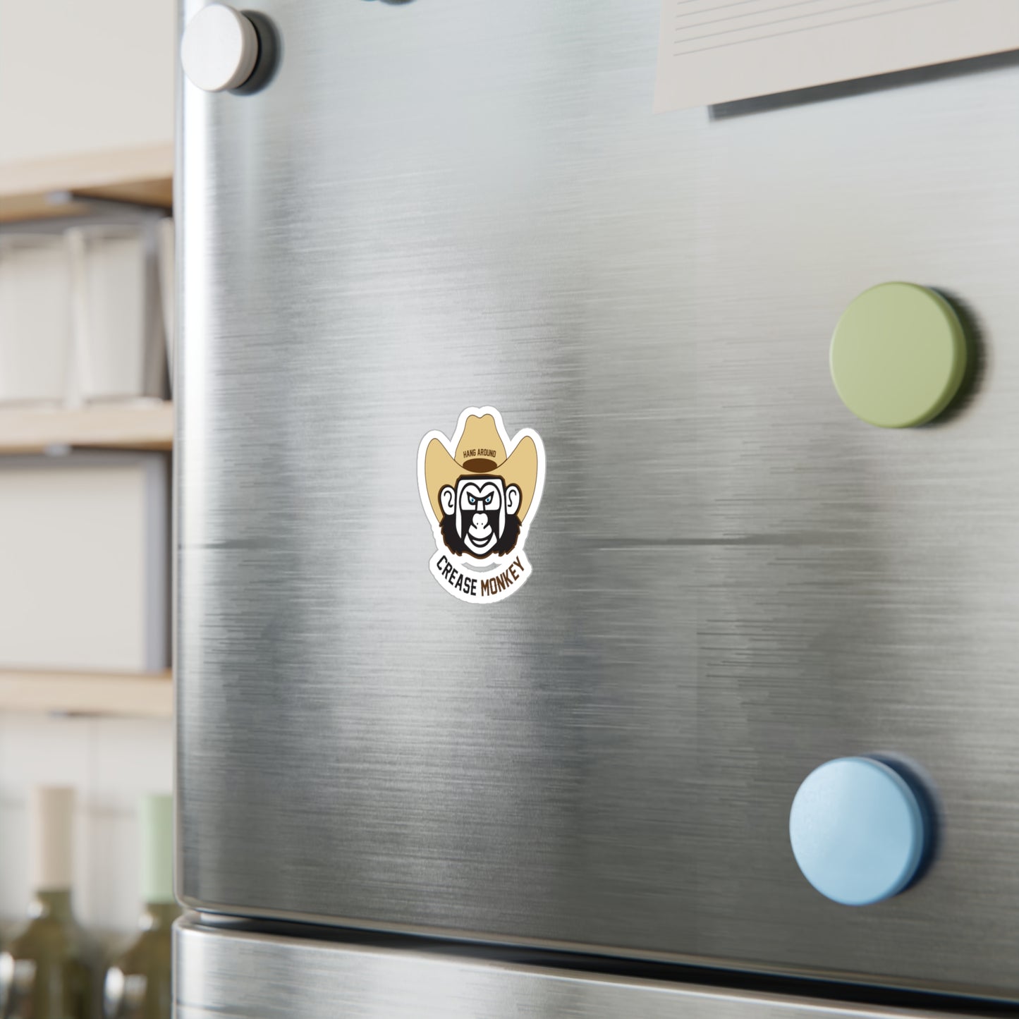 "Crease Monkey" Kiss-Cut Vinyl Decals