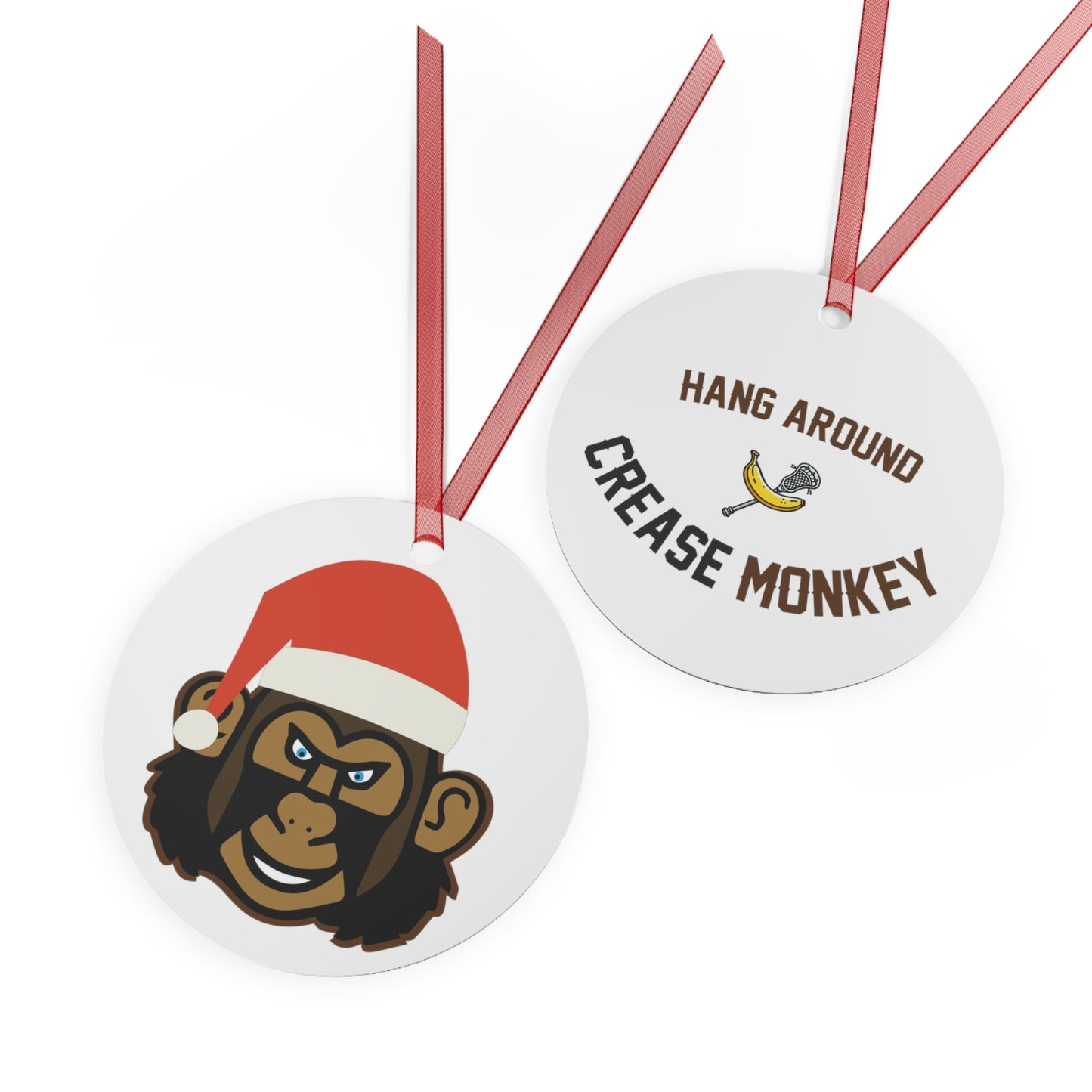 "Crease Monkey" Metal Ornaments