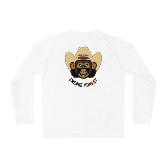 "Crease Monkey" Unisex Performance Long Sleeve Shirt