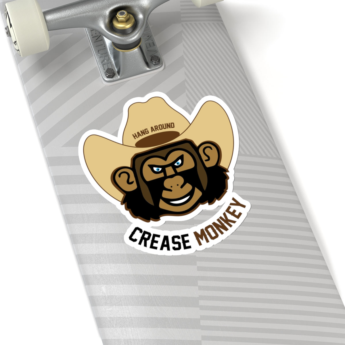 "Crease Monkey" Kiss-Cut Stickers