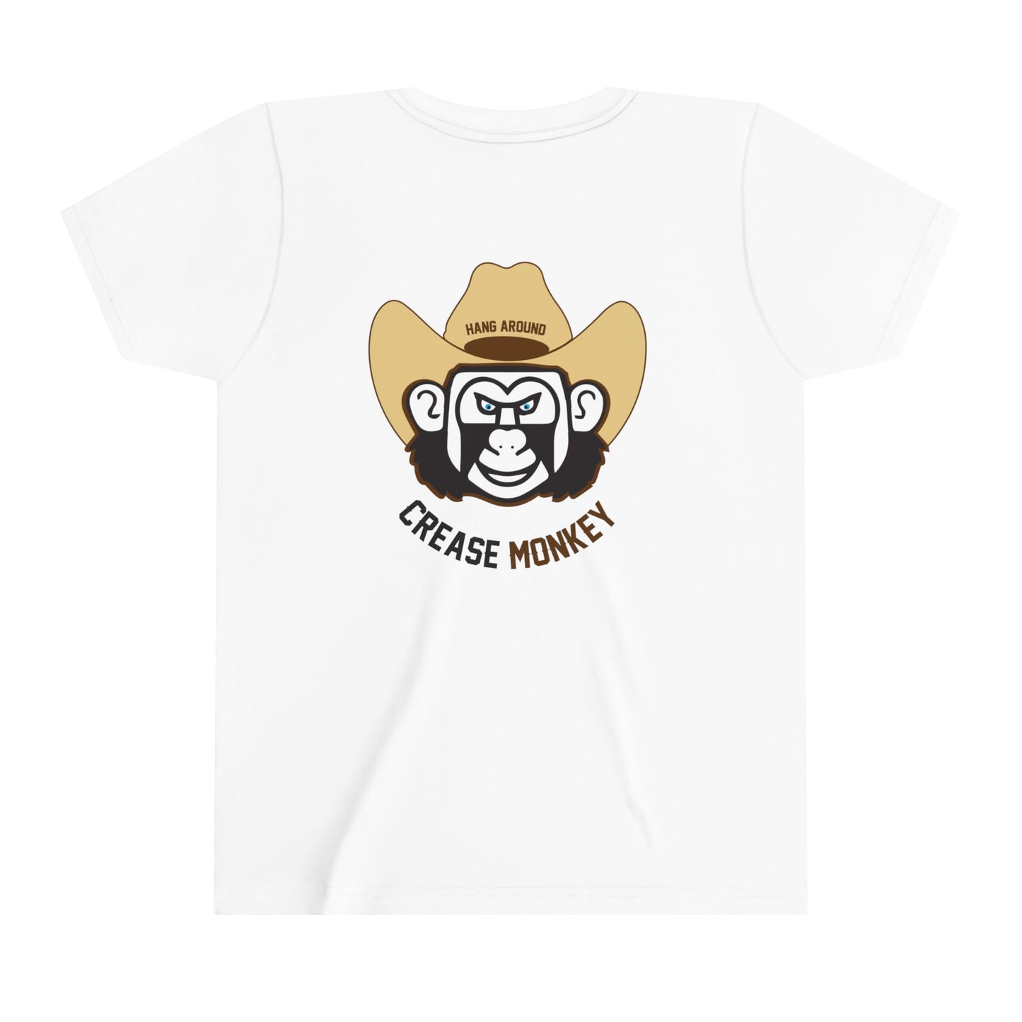 "Crease Monkey Transparent" Youth Tee