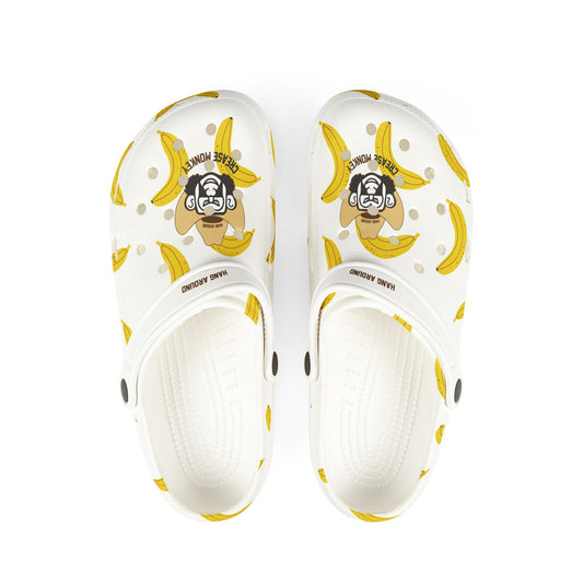 "Banana Crease Monkey" Faux Crocs